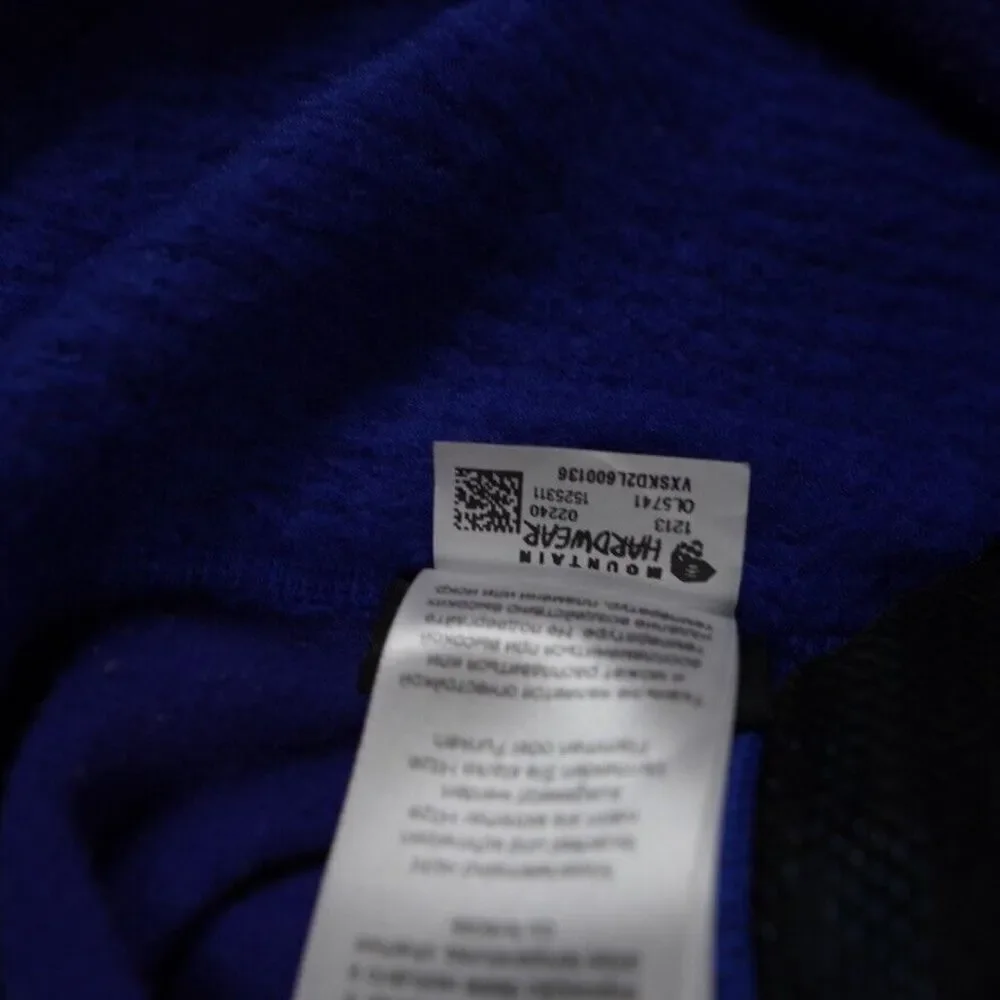 Mountain Hardwear Jacket Womens Extra Small Blue Royal Sherpa Polartec Hike Camp